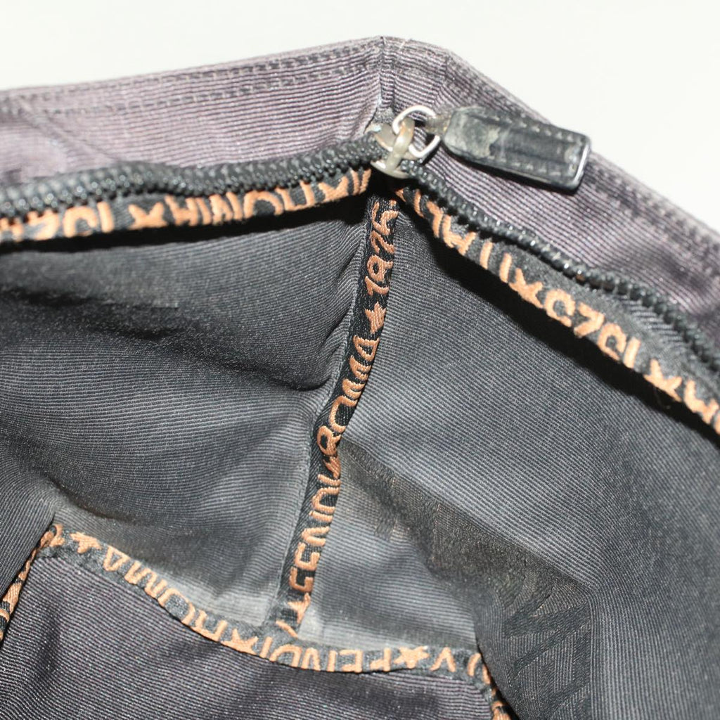 FENDI Hand Bag Nylon Black bs7932