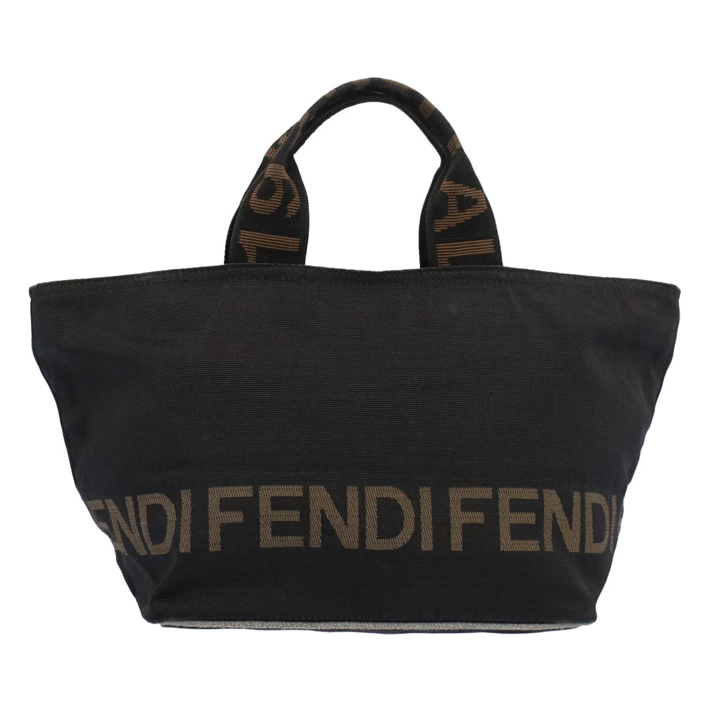 FENDI Hand Bag Nylon Black bs7932