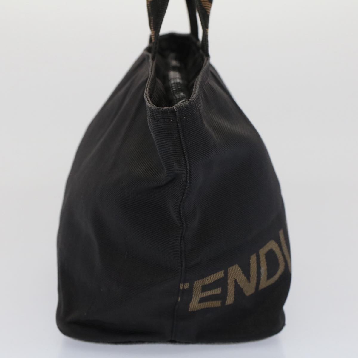 FENDI Hand Bag Nylon Black bs7932
