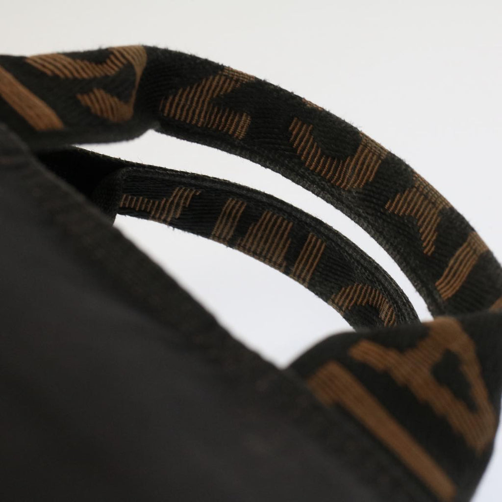 FENDI Hand Bag Nylon Black bs7932