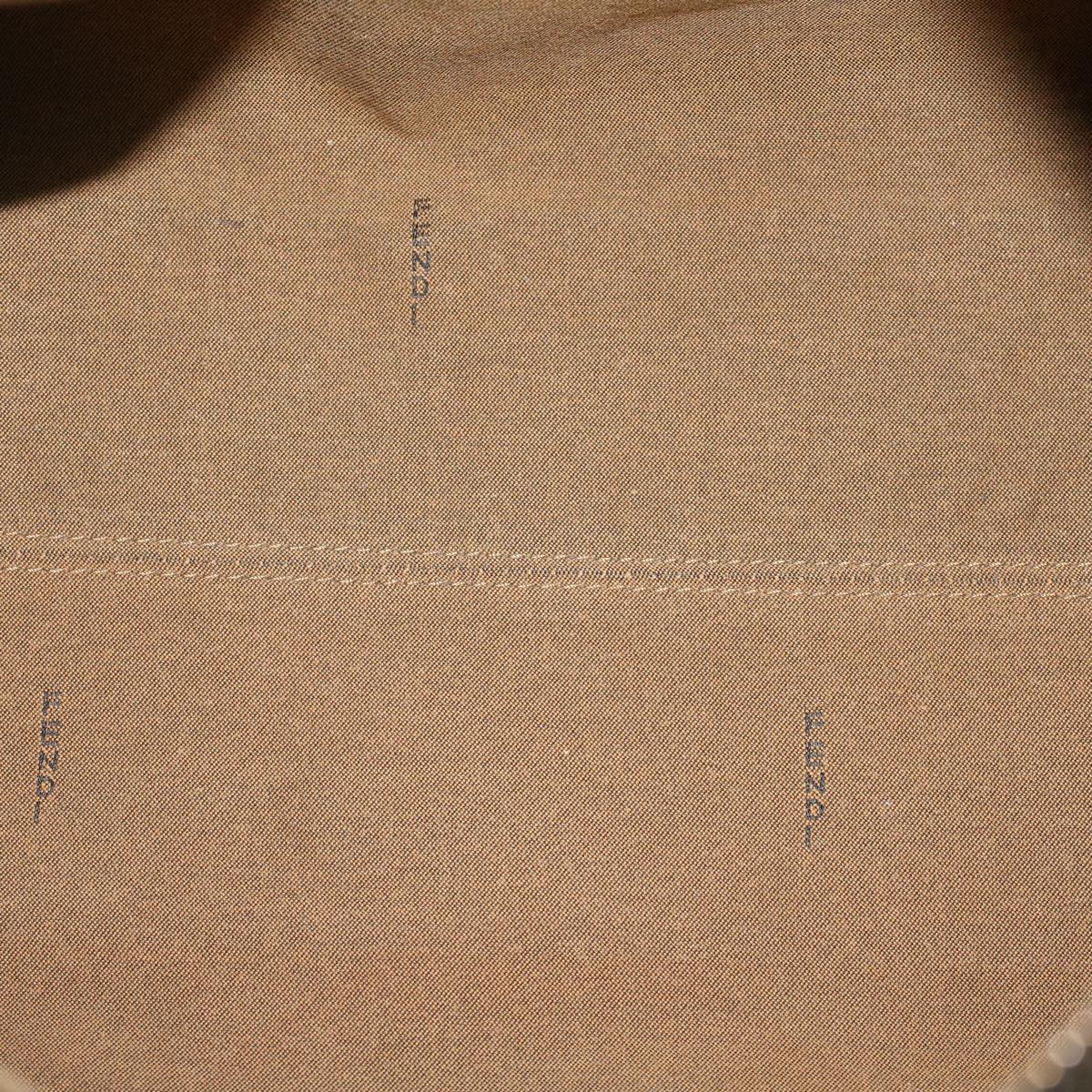 FENDI Zucca Canvas Boston Bag Leather Black Brown bs7951