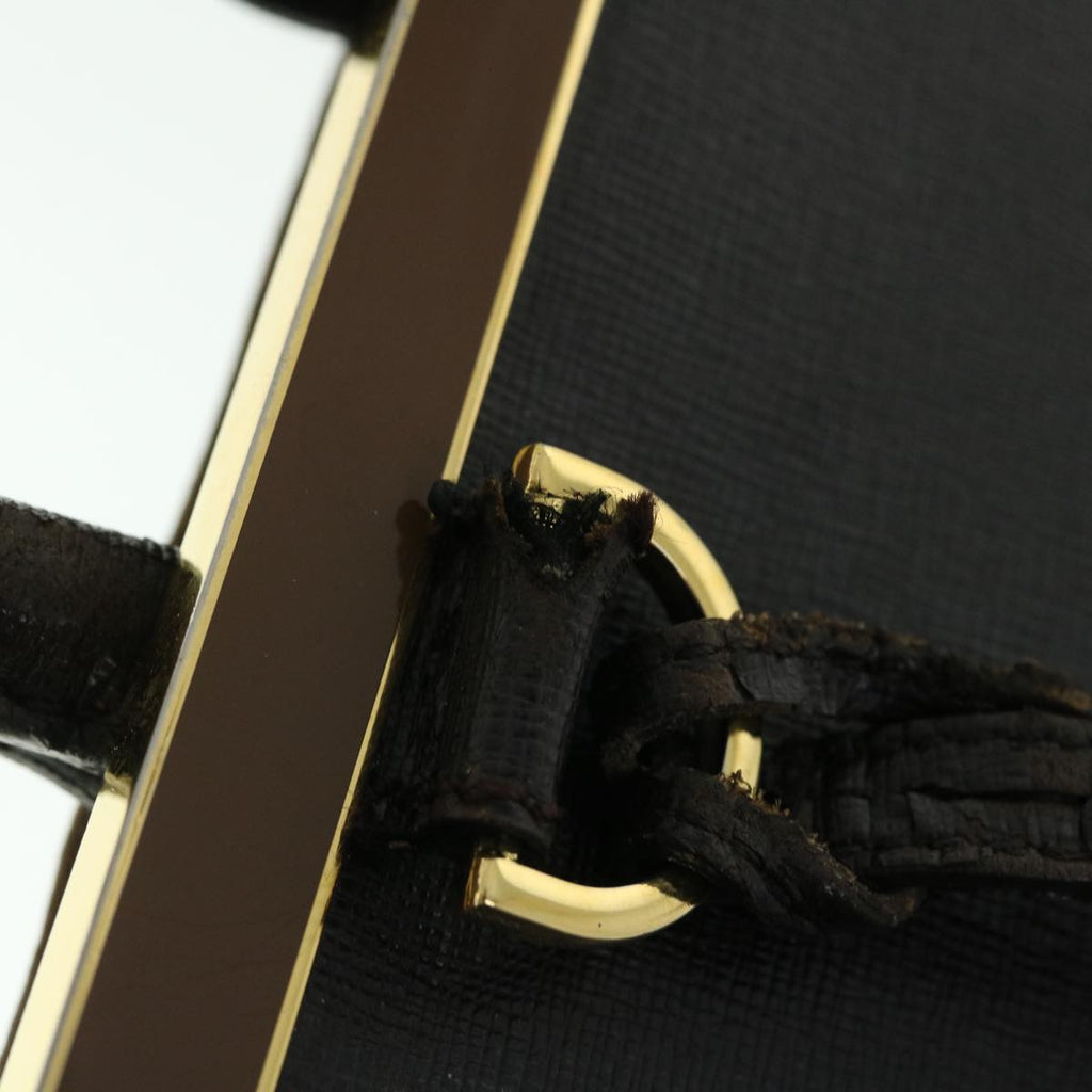 FENDI Hand Bag Leather PVC Leather Brown bs8008