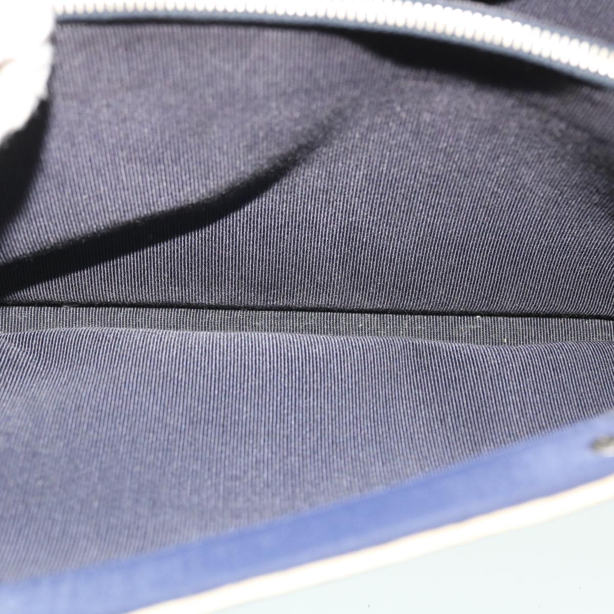 CHANEL Hand Bag Canvas Navy CC bs8016