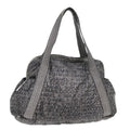 CHANEL Unlimited Shoulder Bag Nylon Silver CC bs8018
