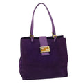 FENDI Shoulder Bag Suede Purple bs8035