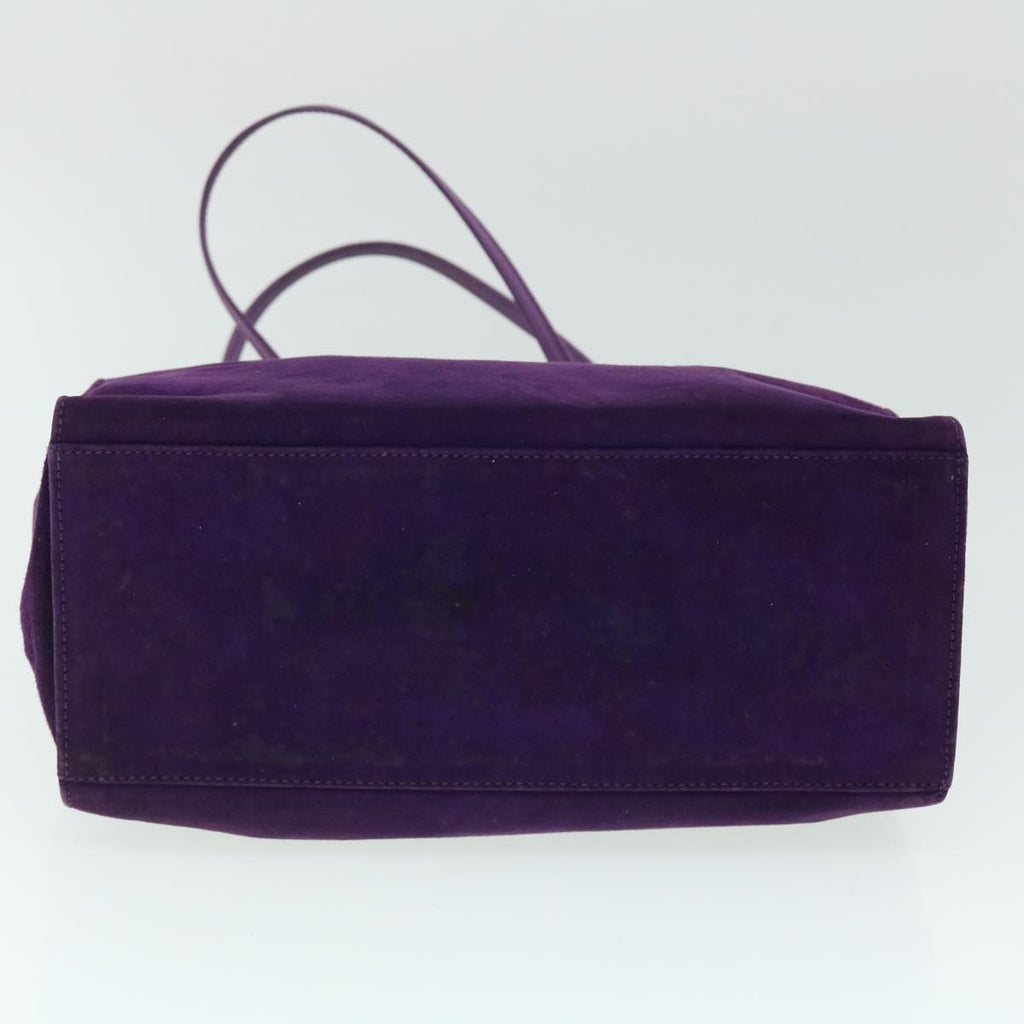 FENDI Shoulder Bag Suede Purple bs8035