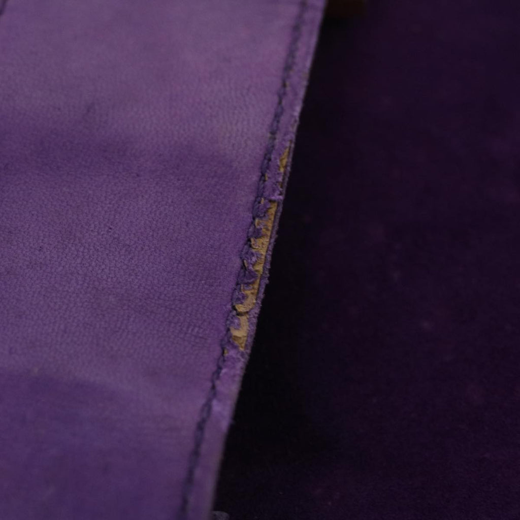 FENDI Shoulder Bag Suede Purple bs8035