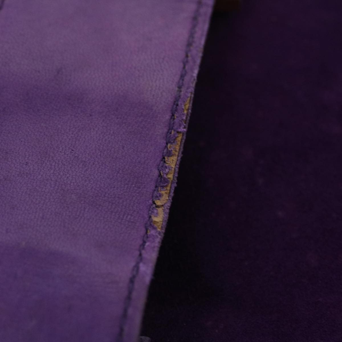FENDI Shoulder Bag Suede Purple bs8035