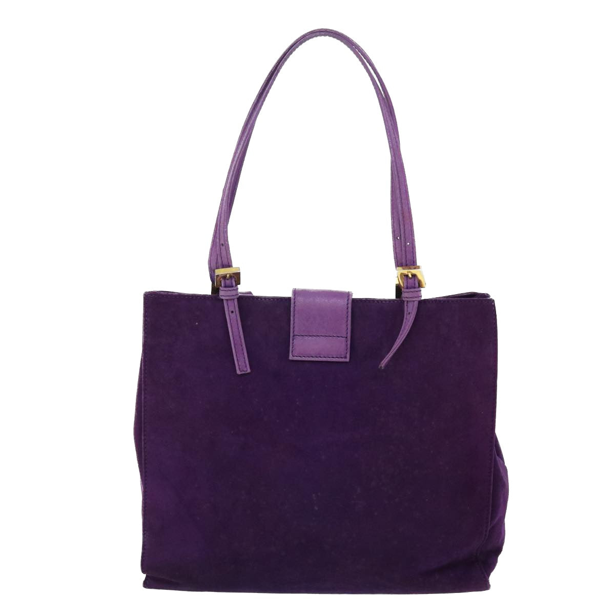 FENDI Shoulder Bag Suede Purple bs8035