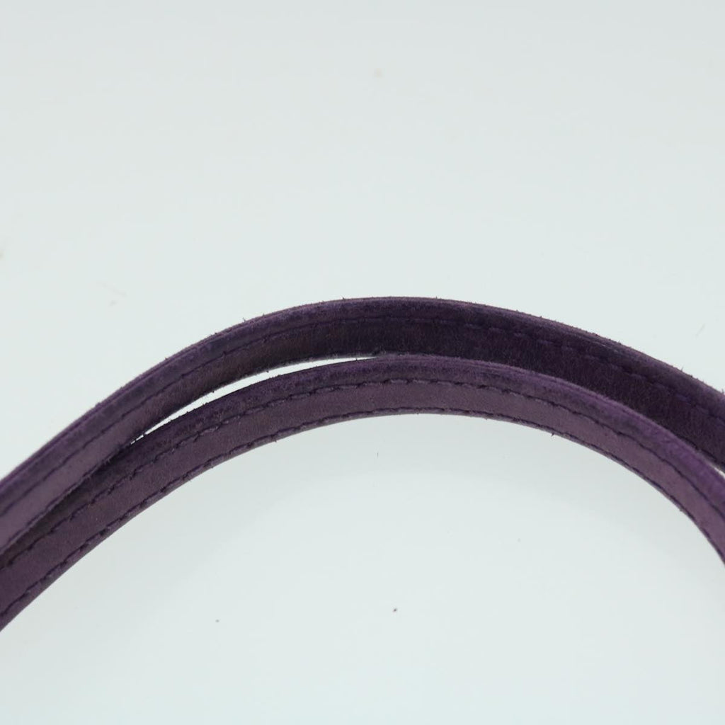 FENDI Shoulder Bag Suede Purple bs8035