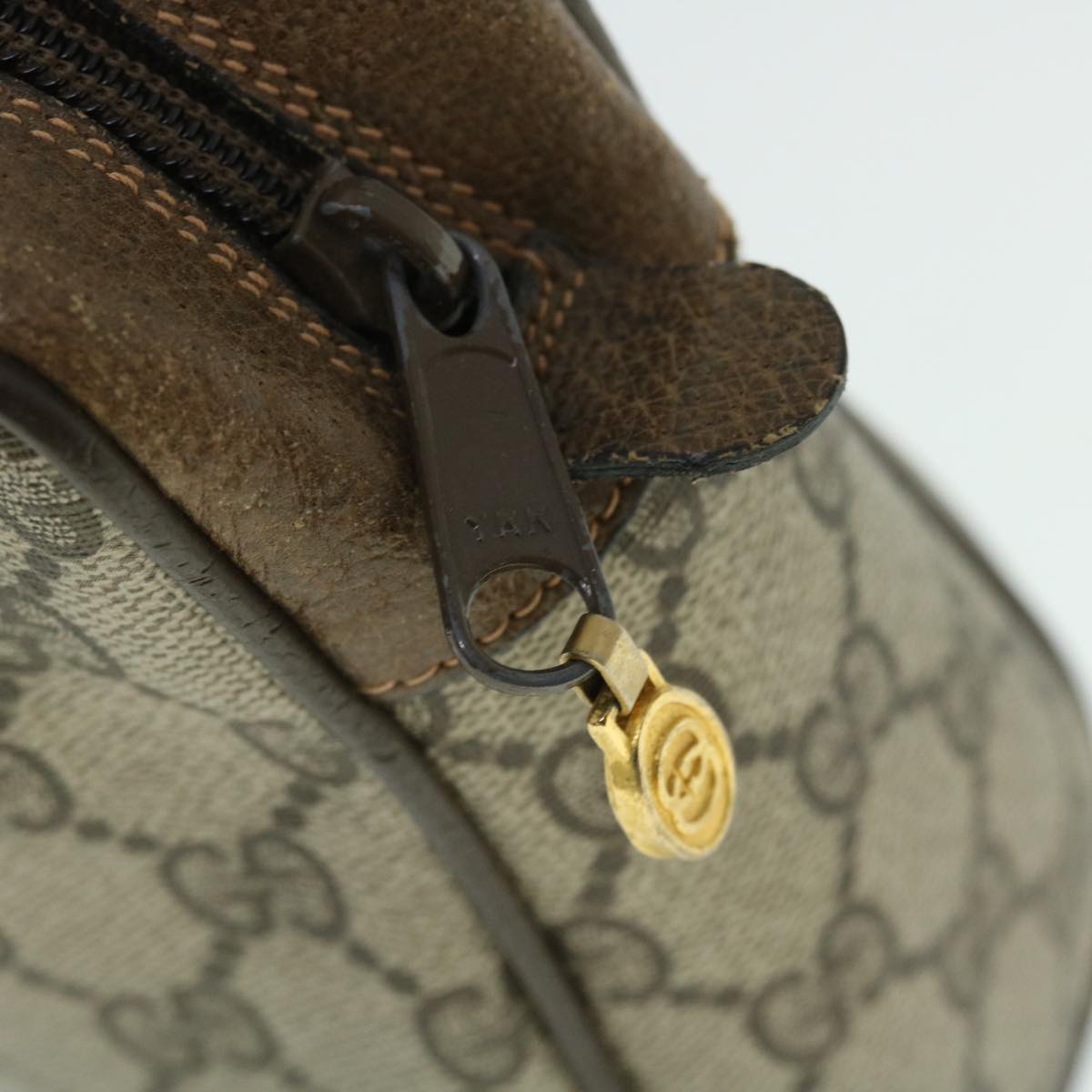 GUCCI GG Canvas Web Sherry Line Clutch Bag Beige Red Green 89 01 012 bs8038