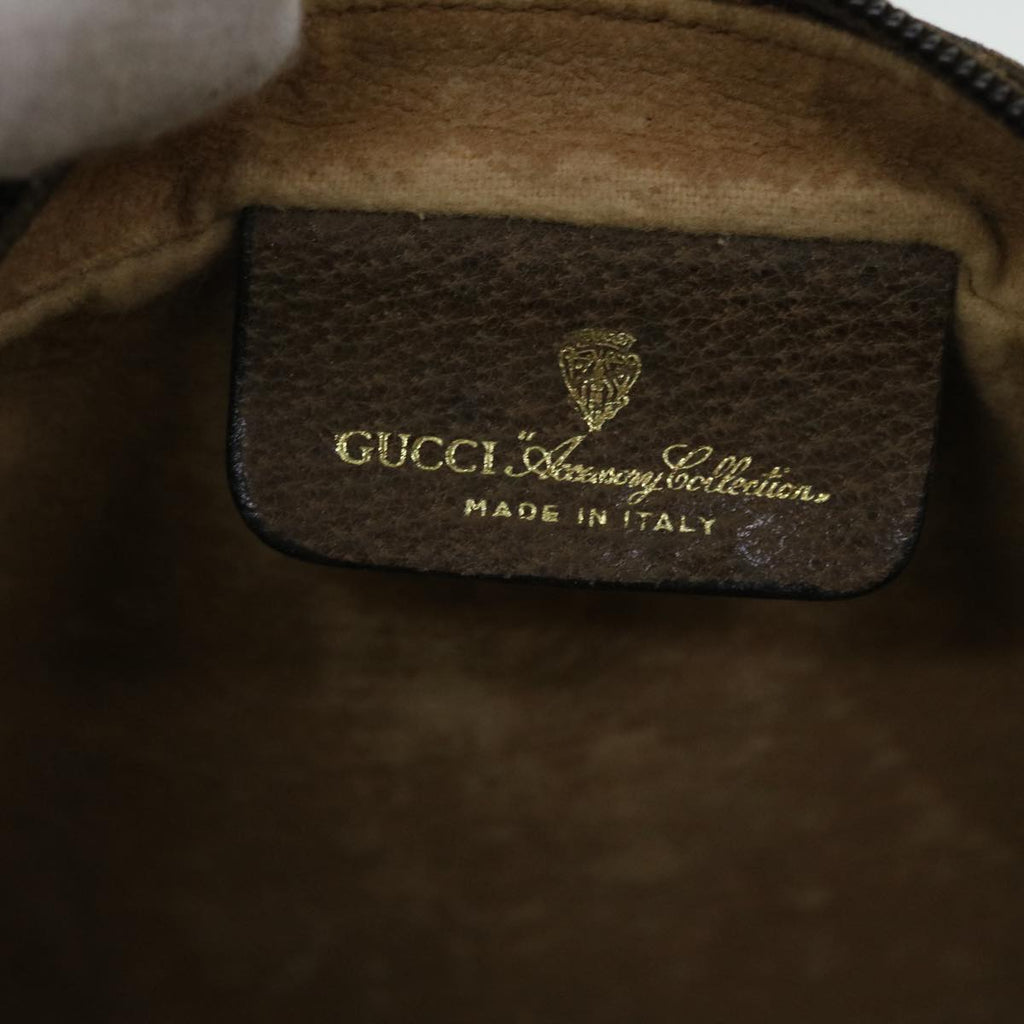 GUCCI GG Canvas Web Sherry Line Clutch Bag Beige Red Green 89 01 012 bs8038