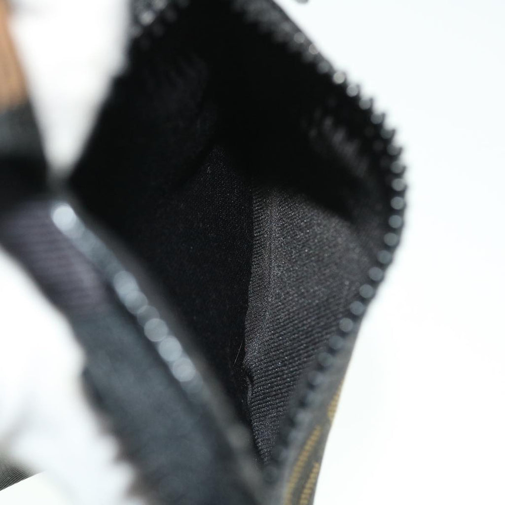 FENDI Pouch Canvas Black bs8044