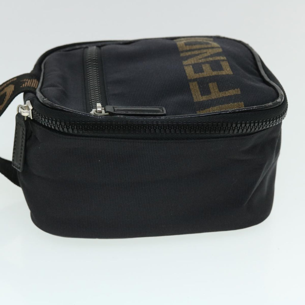 FENDI Pouch Canvas Black bs8044