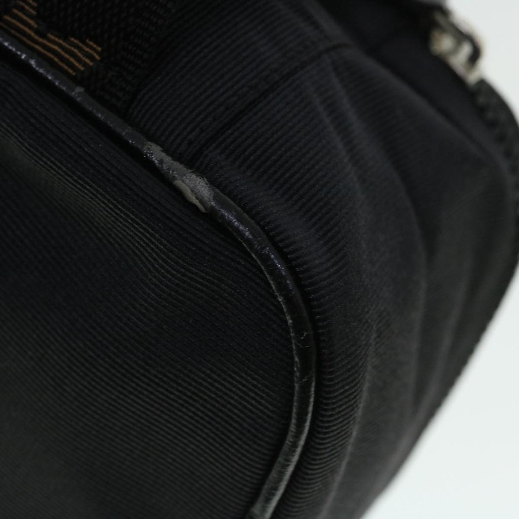 FENDI Pouch Canvas Black bs8044