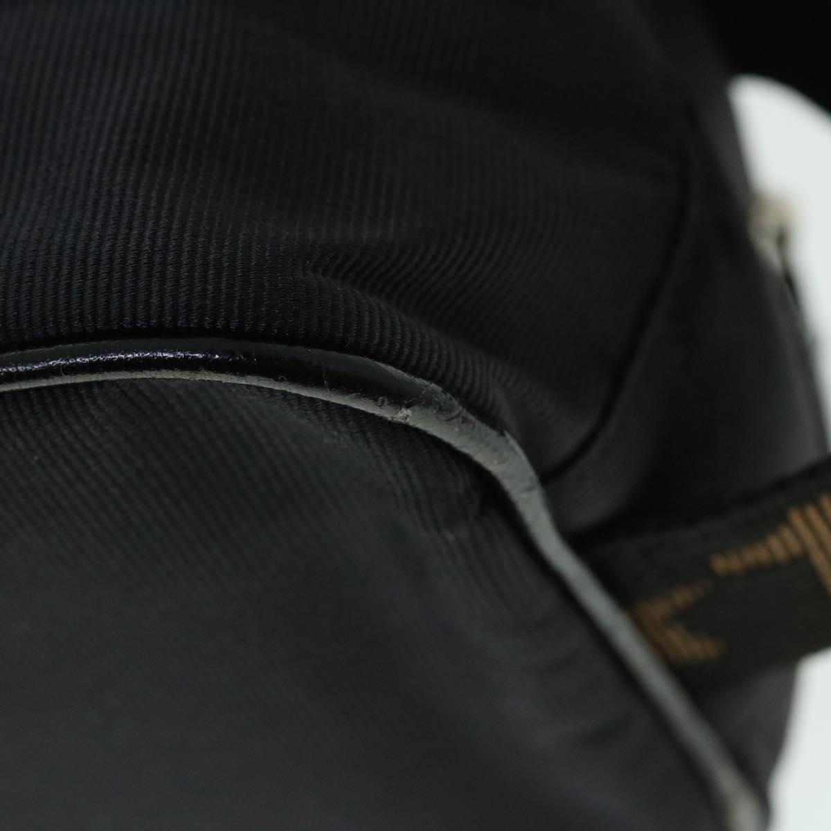 FENDI Pouch Canvas Black bs8044