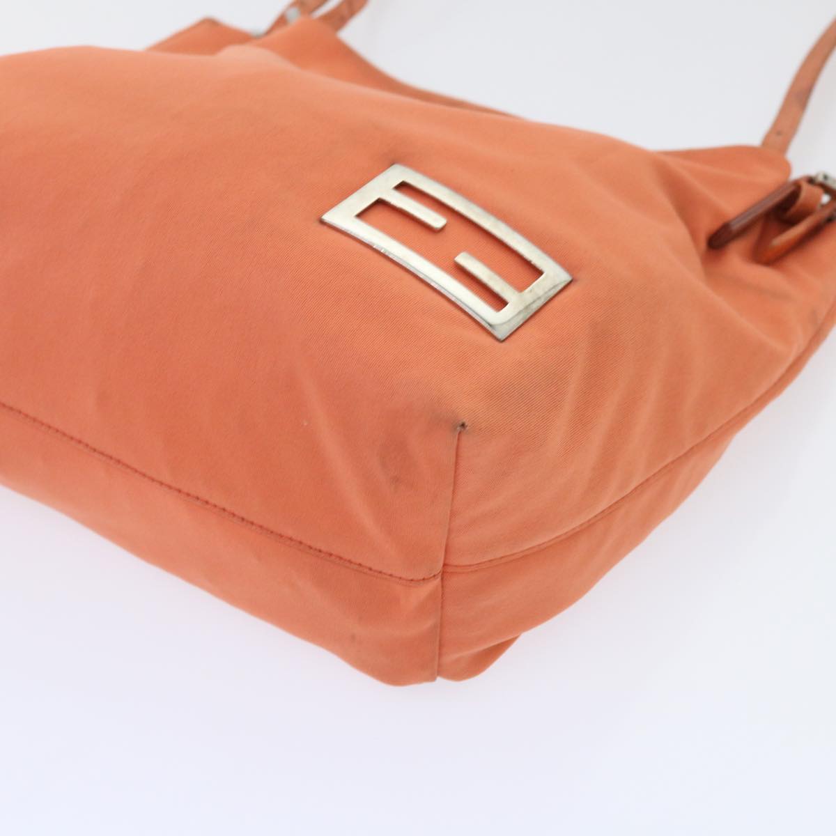 FENDI Shoulder Bag Nylon Orange bs8046
