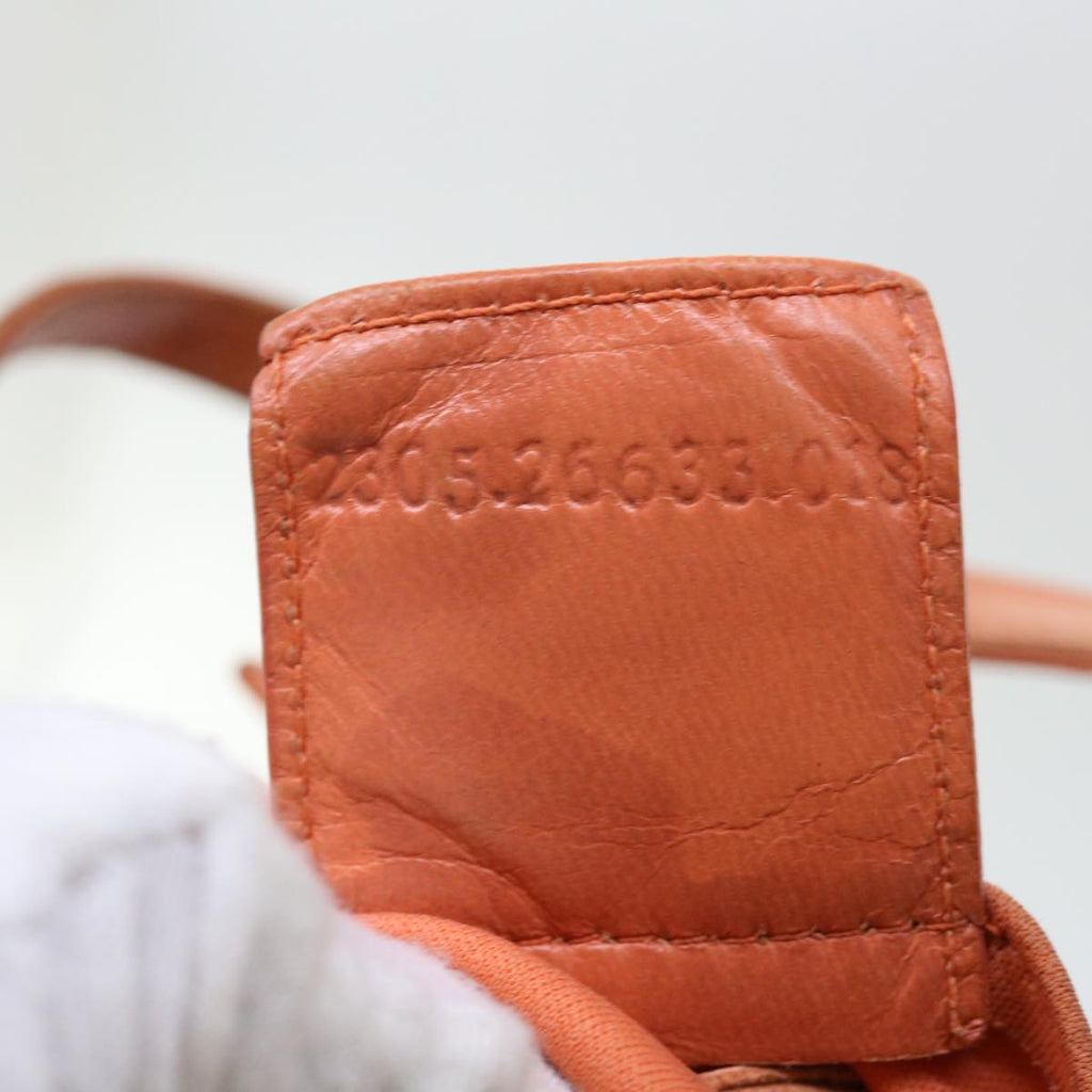 FENDI Shoulder Bag Nylon Orange bs8046