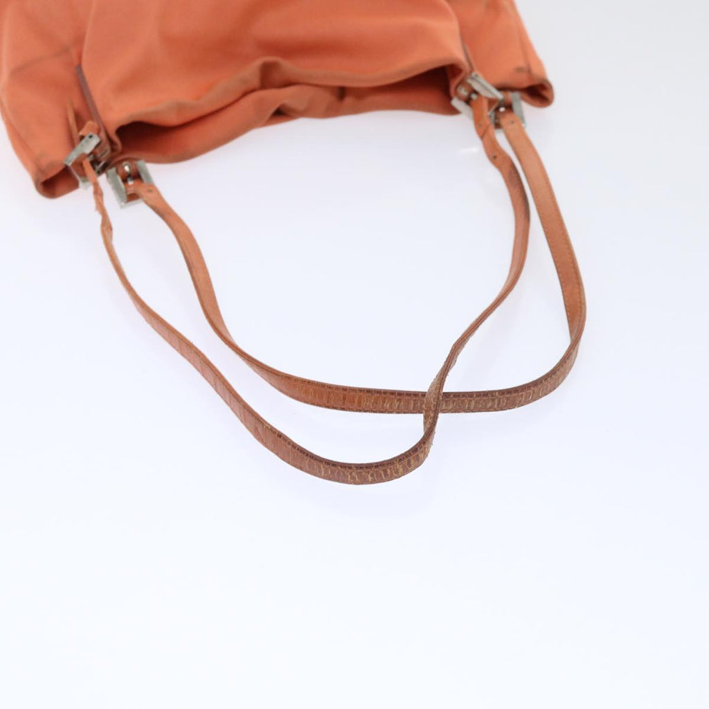 FENDI Shoulder Bag Nylon Orange bs8046