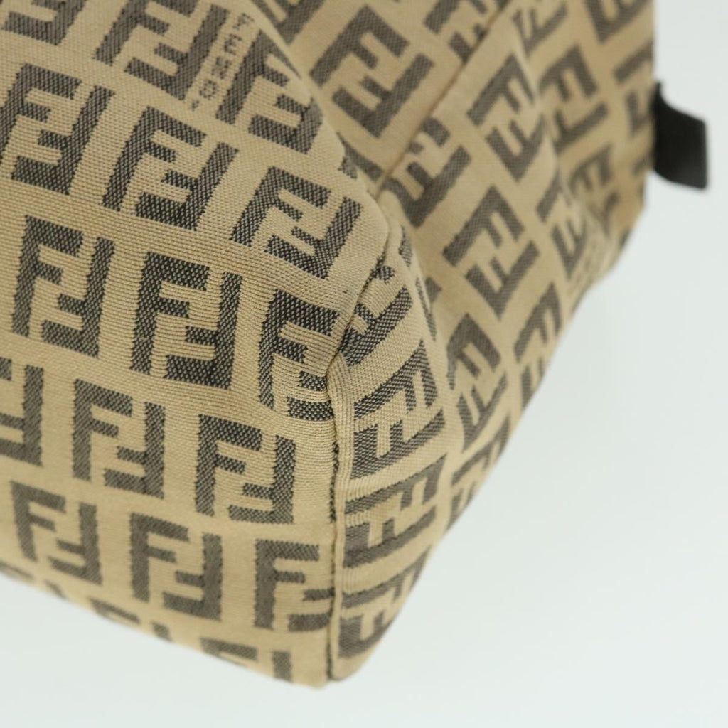 FENDI Zucchino Canvas Hand Bag Beige bs8088