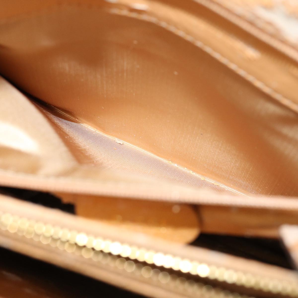 GUCCI Hand Bag Leather Beige bs8249