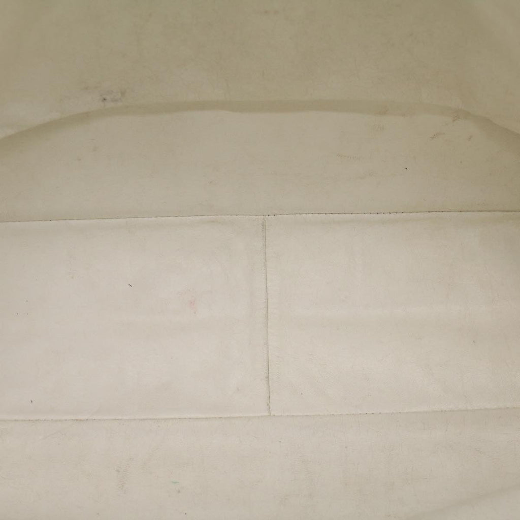 CHANEL Tote Bag Caviar Skin White CC bs8320