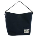 FENDI Shoulder Bag Canvas Navy bs8339