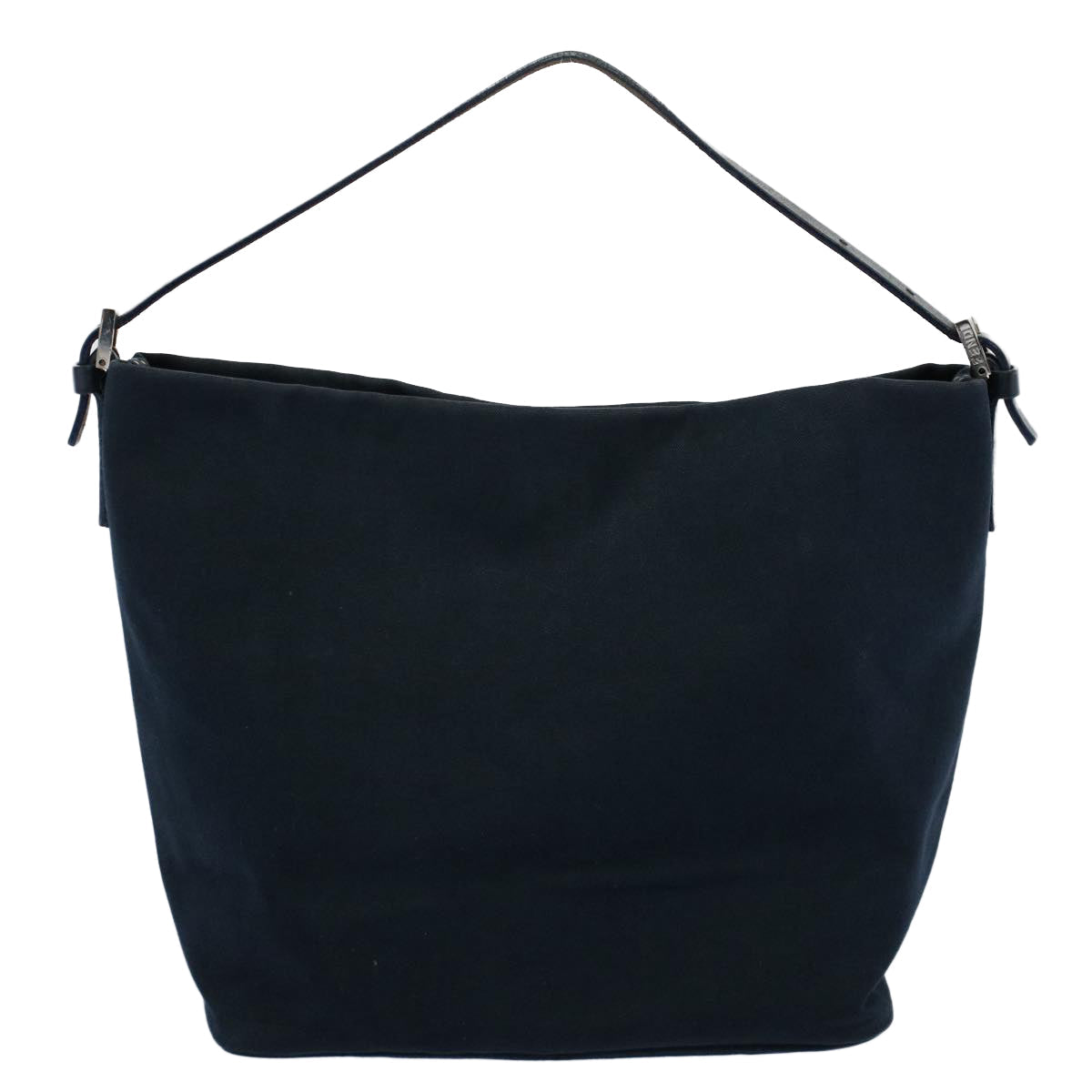 FENDI Shoulder Bag Canvas Navy bs8339