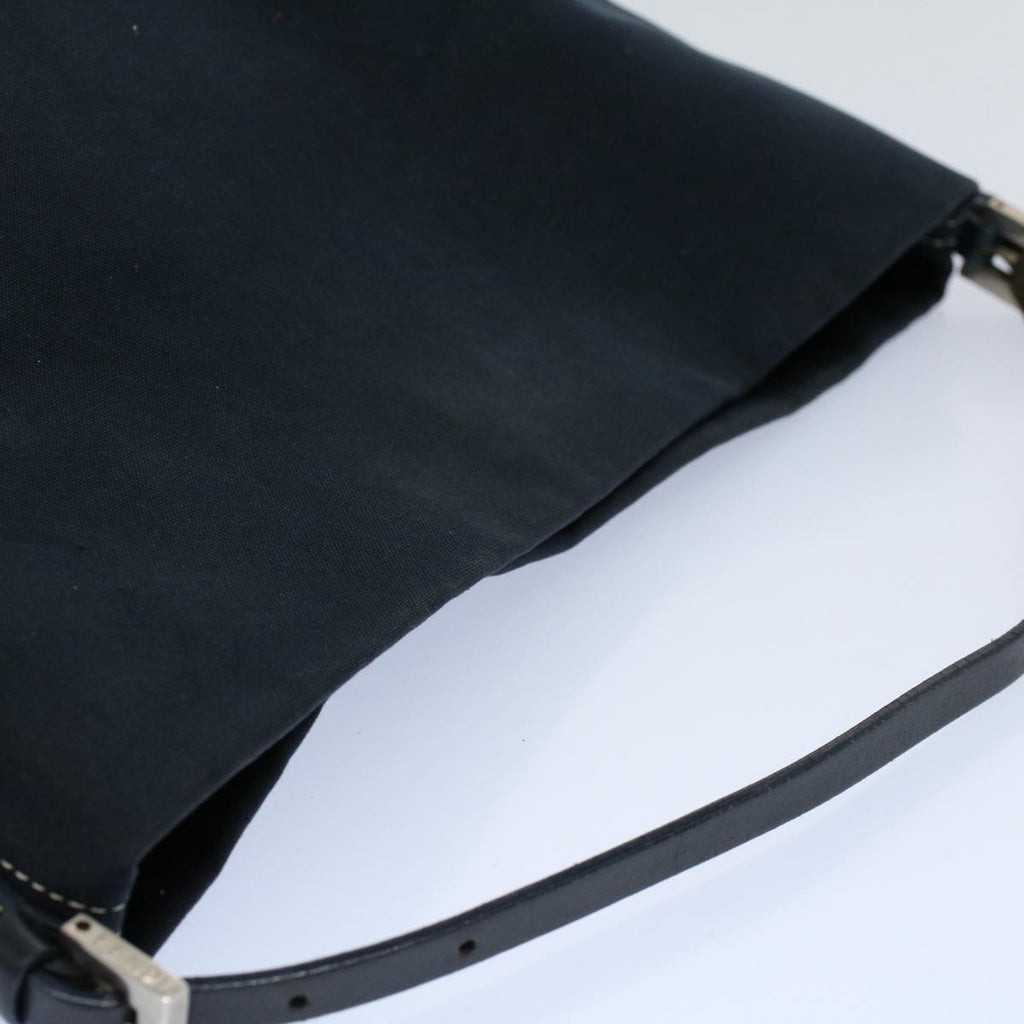 FENDI Shoulder Bag Canvas Navy bs8339