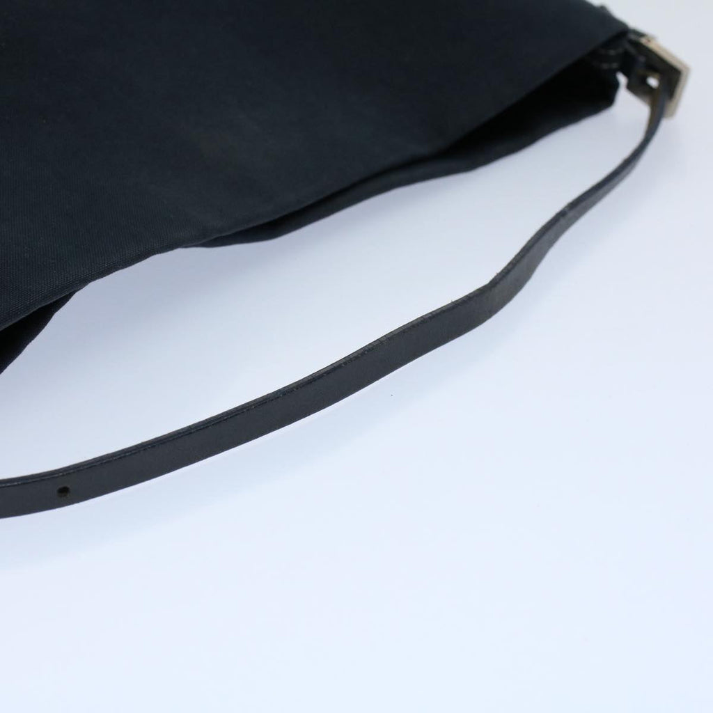 FENDI Shoulder Bag Canvas Navy bs8339