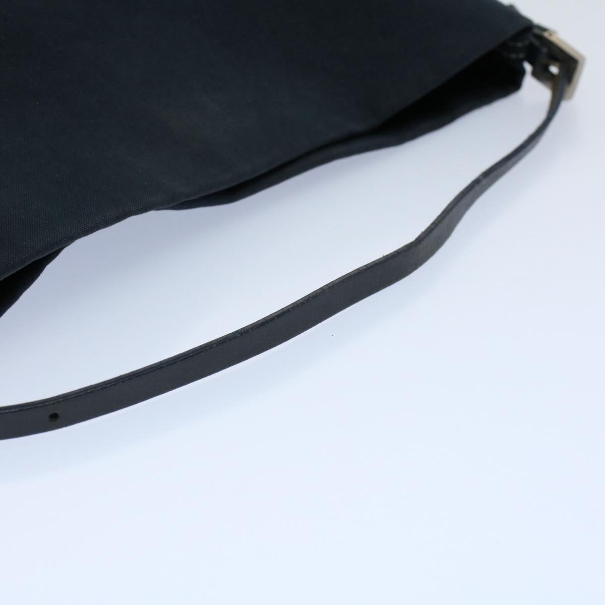 FENDI Shoulder Bag Canvas Navy bs8339