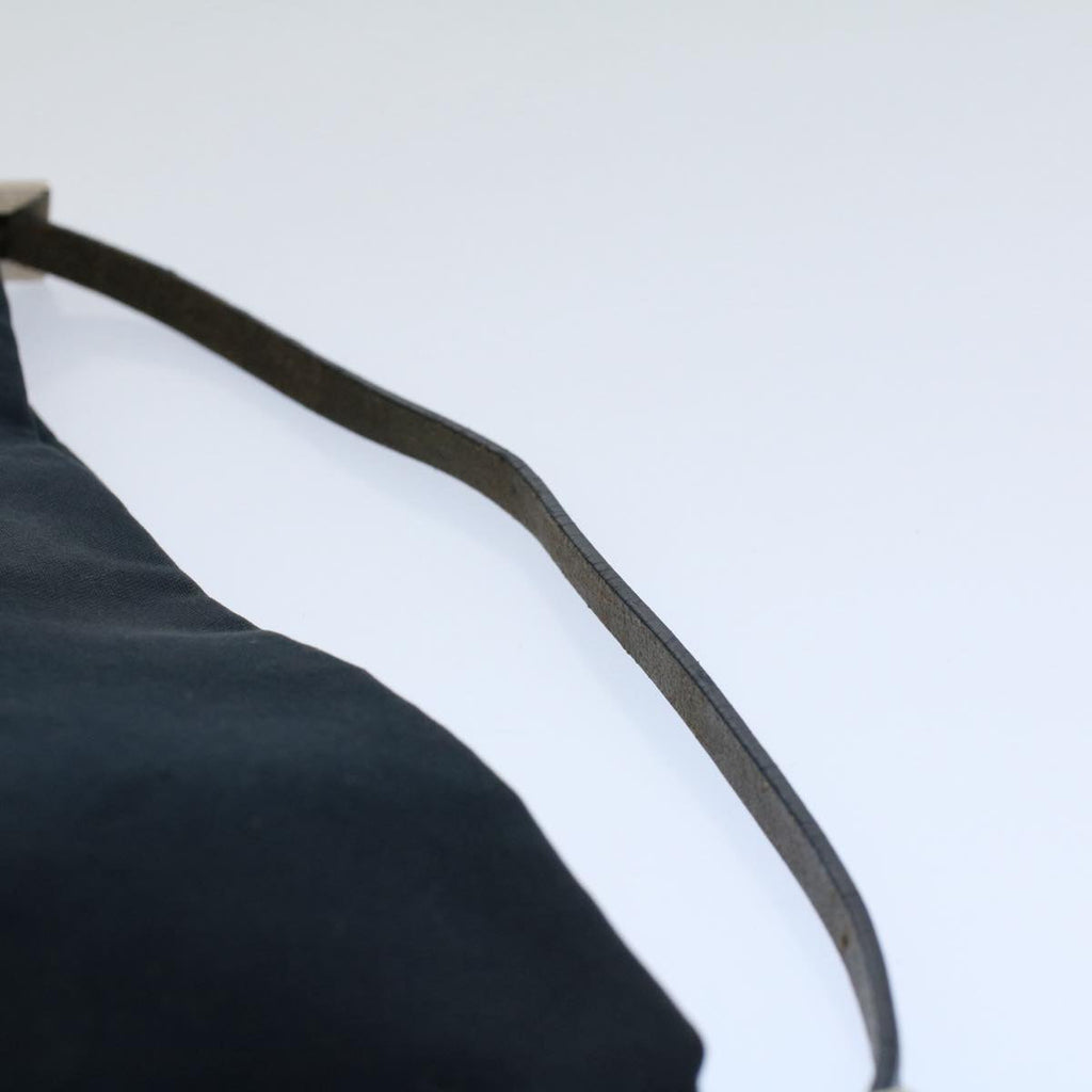 FENDI Shoulder Bag Canvas Navy bs8339