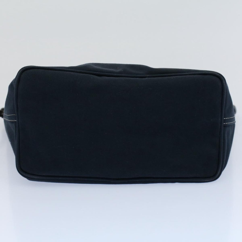 FENDI Shoulder Bag Canvas Navy bs8339