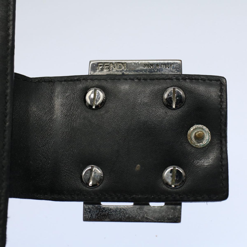 FENDI Zucca Zucchino Canvas Pouch Wallet Canvas 4Set Brown Black bs8399