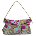 FENDI Mamma Baguette Shoulder Bag Canvas Multicolor 2305 26796 018 bs8434