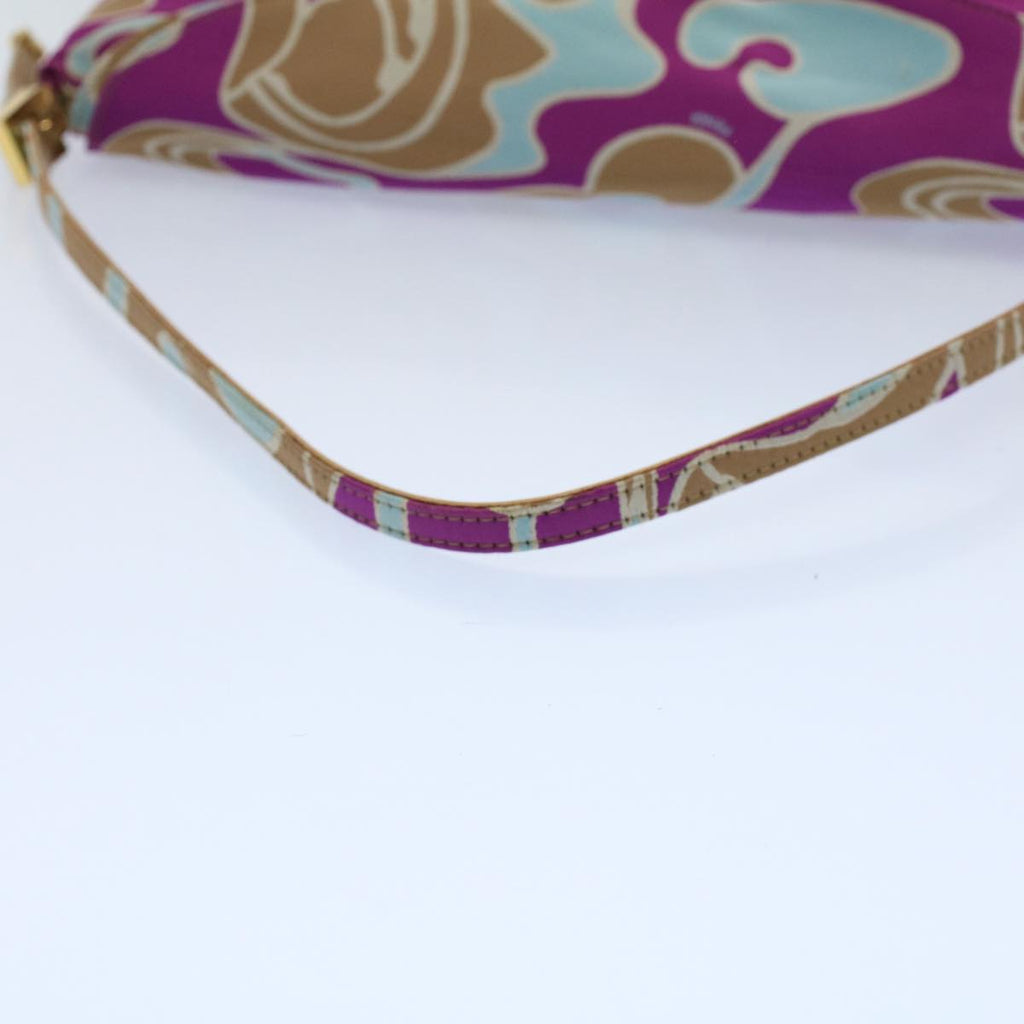 FENDI Mamma Baguette Shoulder Bag Canvas Multicolor 2305 26796 018 bs8434
