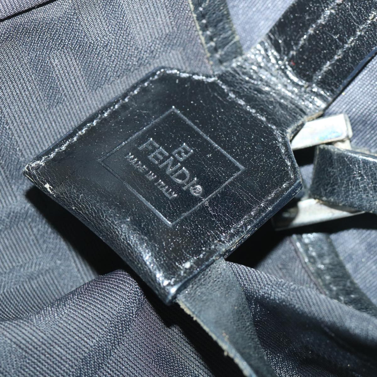 FENDI Zucca Canvas Tote Bag Black bs8537