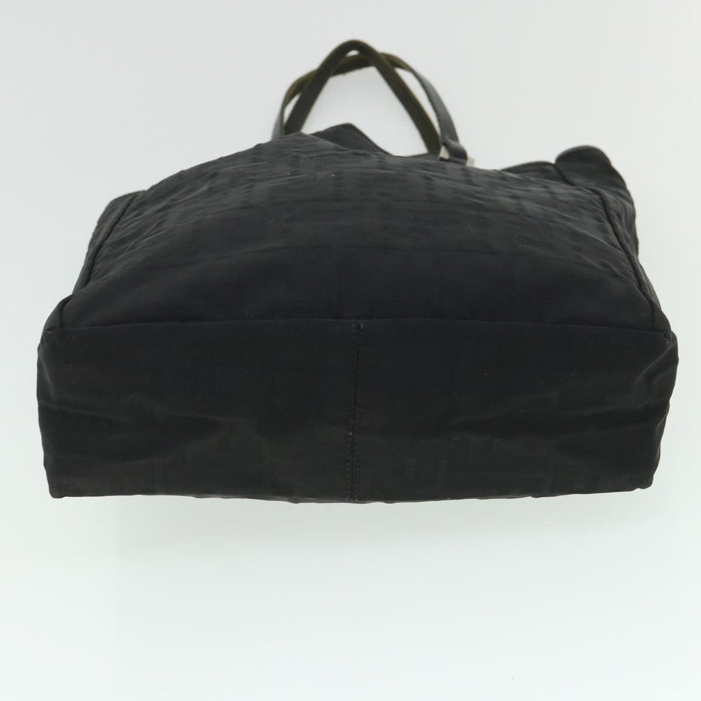 FENDI Zucca Canvas Tote Bag Black bs8537