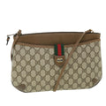 GUCCI GG Canvas Web Sherry Line Shoulder Bag Beige Red 904 02 026 bs8545