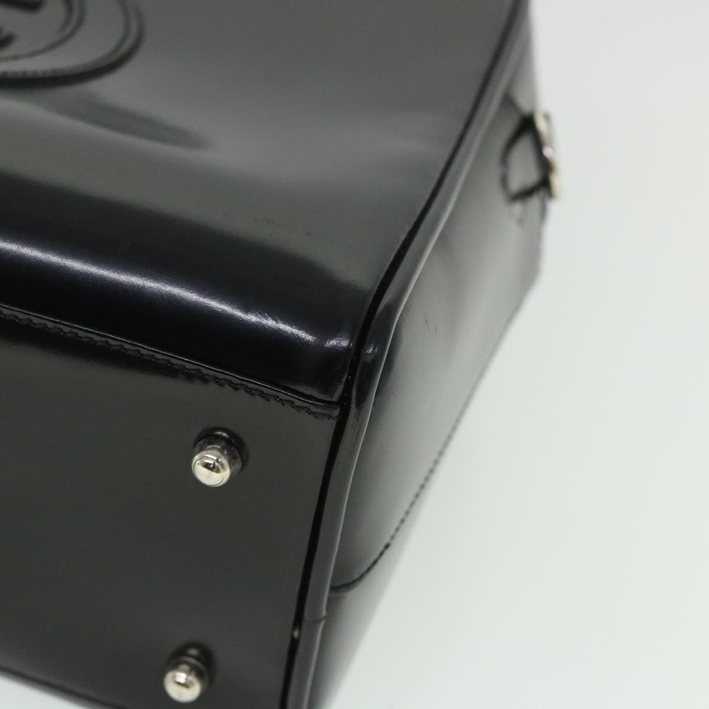 GUCCI Hand Bag Leather 2way Black 000 1274 0505 bs8546