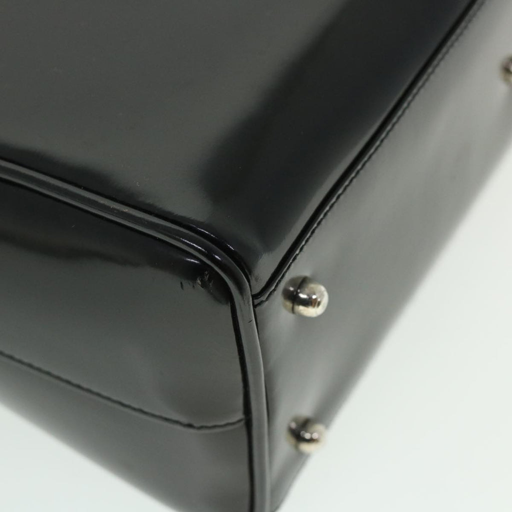 GUCCI Hand Bag Leather 2way Black 000 1274 0505 bs8546