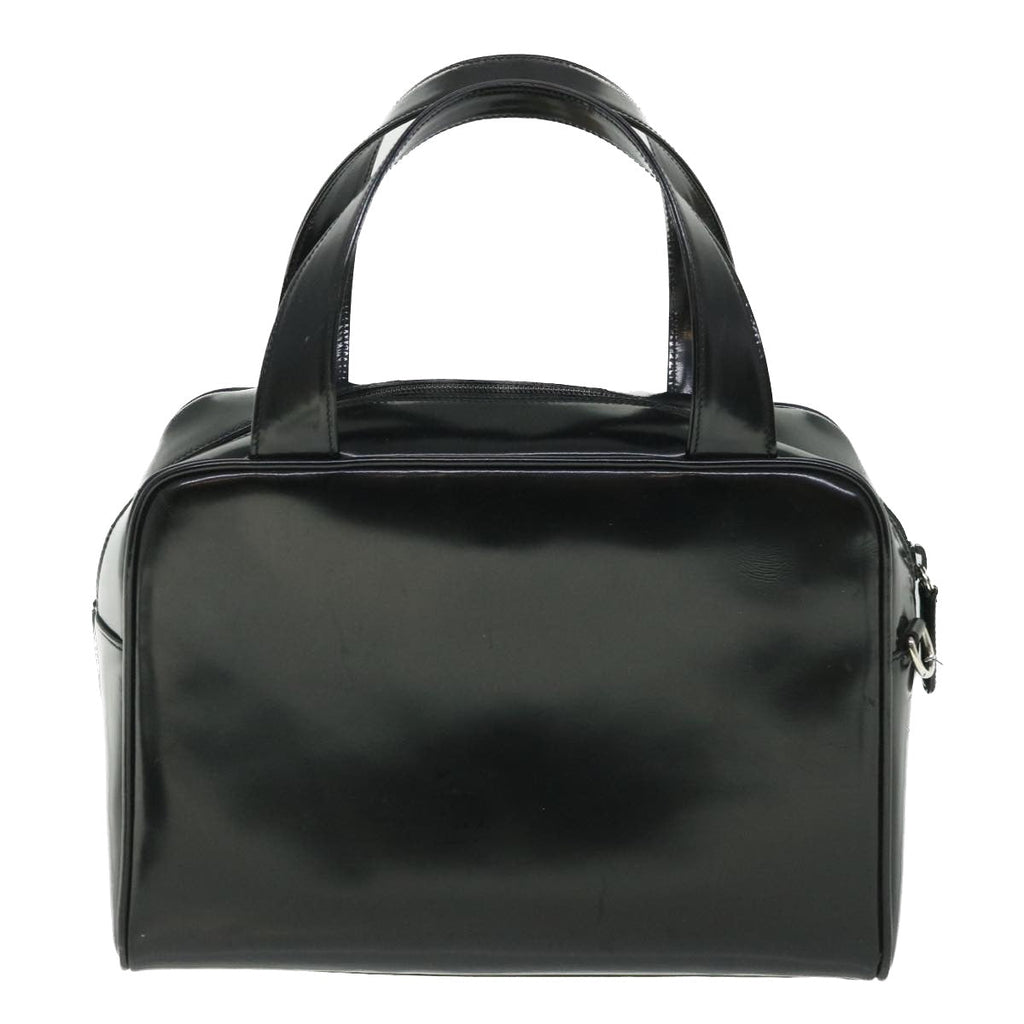 GUCCI Hand Bag Leather 2way Black 000 1274 0505 bs8546