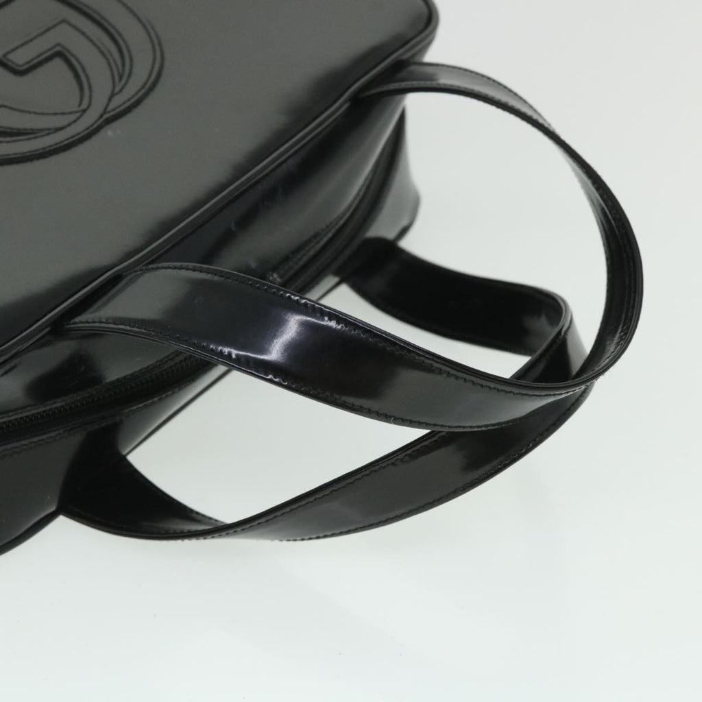GUCCI Hand Bag Leather 2way Black 000 1274 0505 bs8546