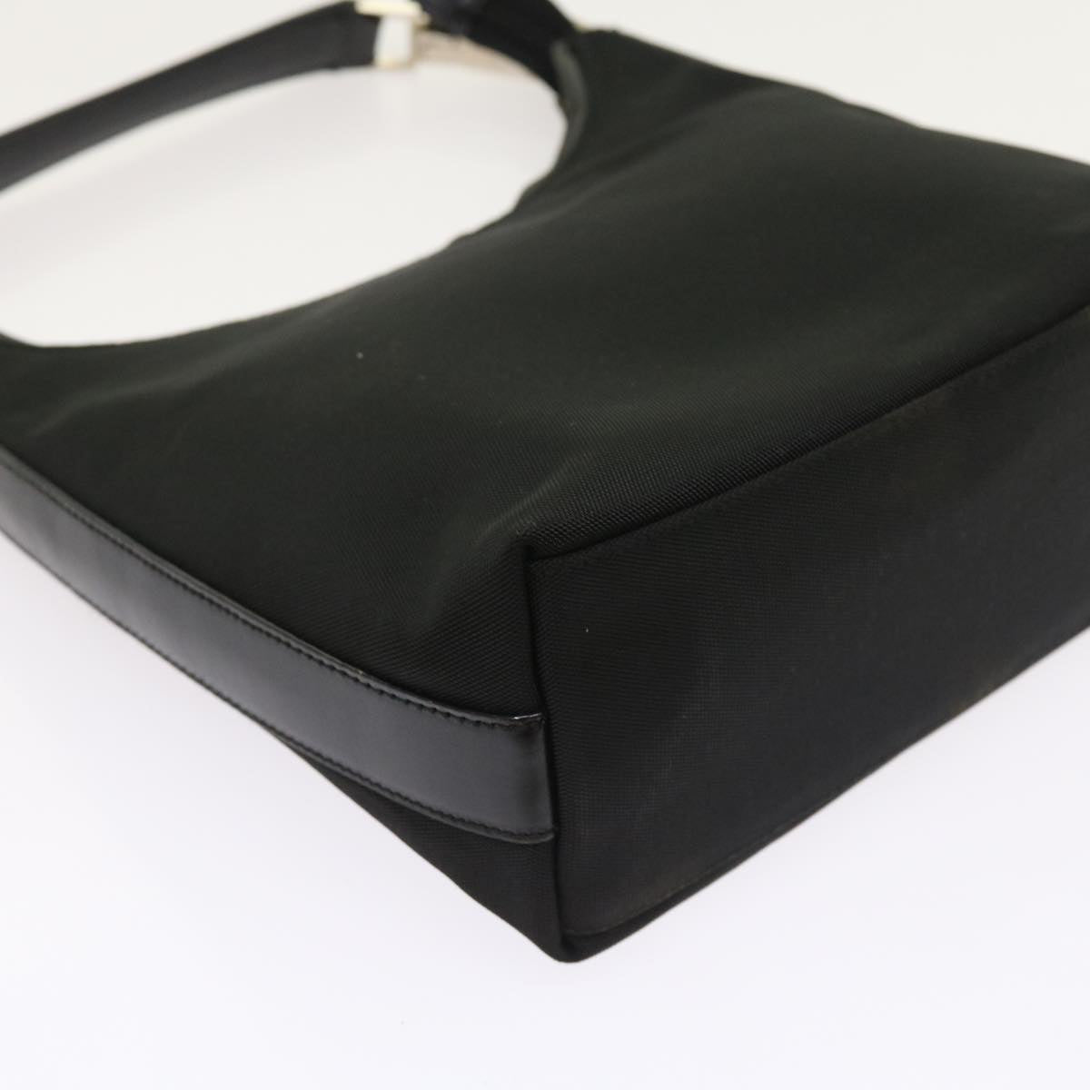 GUCCI Shoulder Bag Nylon Canvas Black 000 0601 200047 bs8579