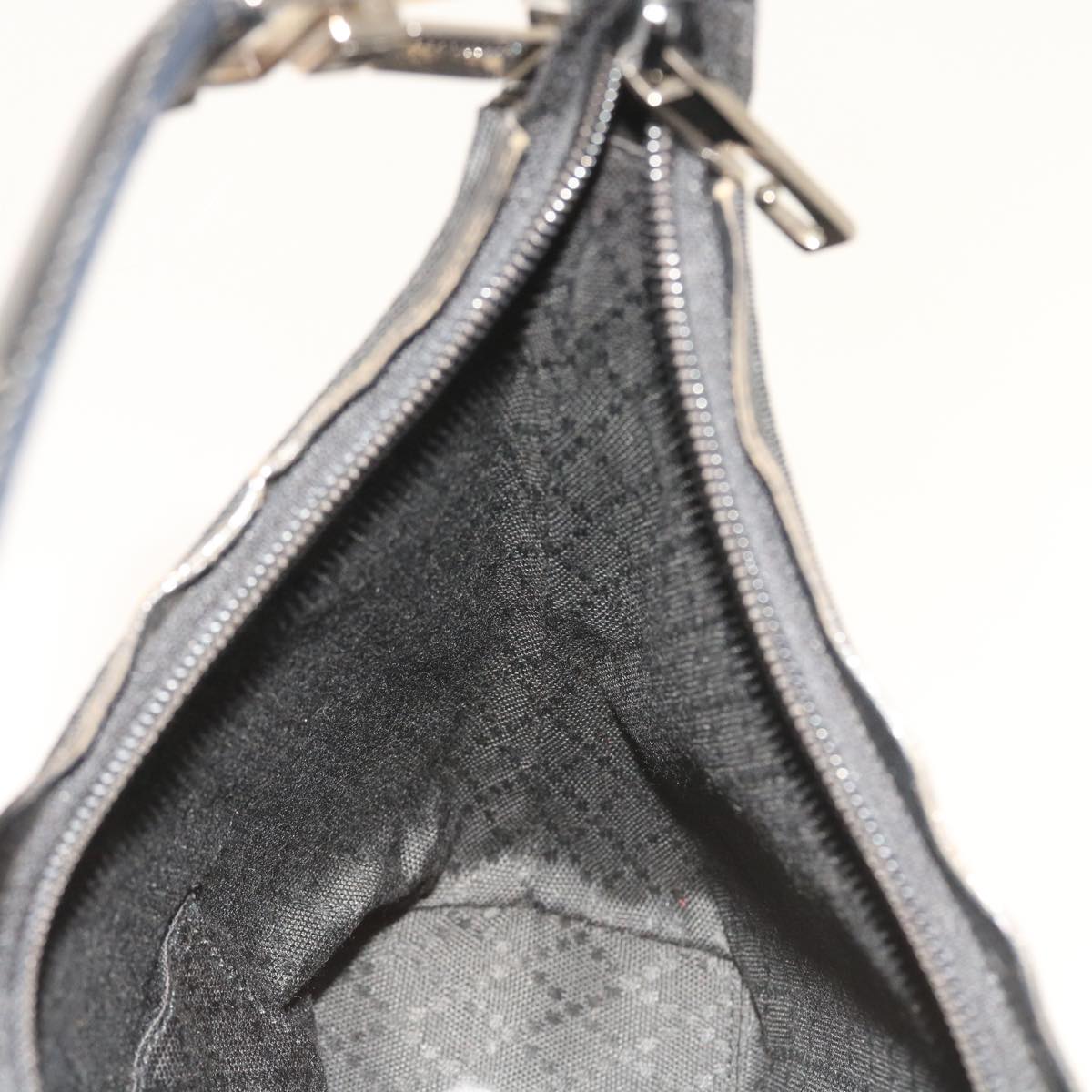 GUCCI Shoulder Bag Nylon Canvas Black 000 0601 200047 bs8579