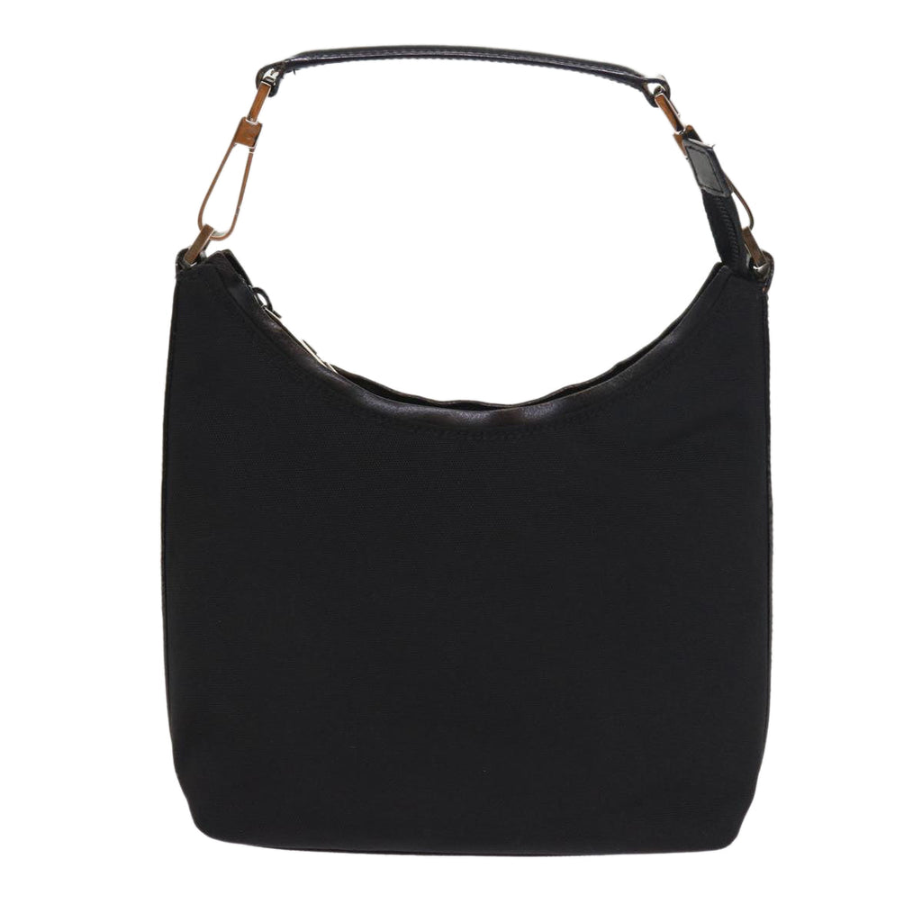 GUCCI Shoulder Bag Nylon Canvas Black 000 0601 200047 bs8579