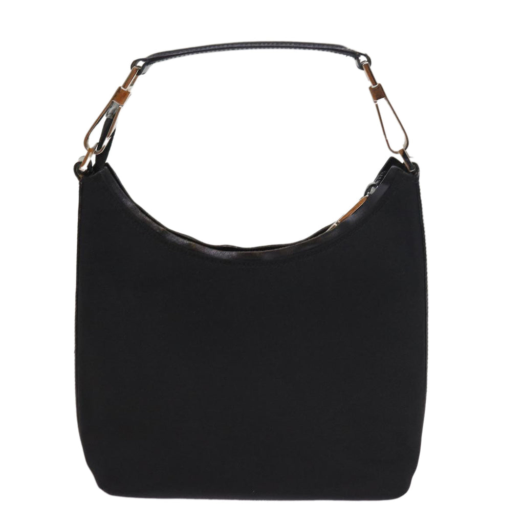 GUCCI Shoulder Bag Nylon Canvas Black 000 0601 200047 bs8579