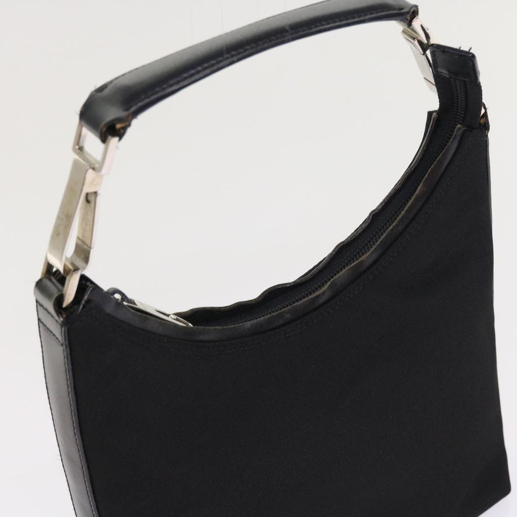 GUCCI Shoulder Bag Nylon Canvas Black 000 0601 200047 bs8579