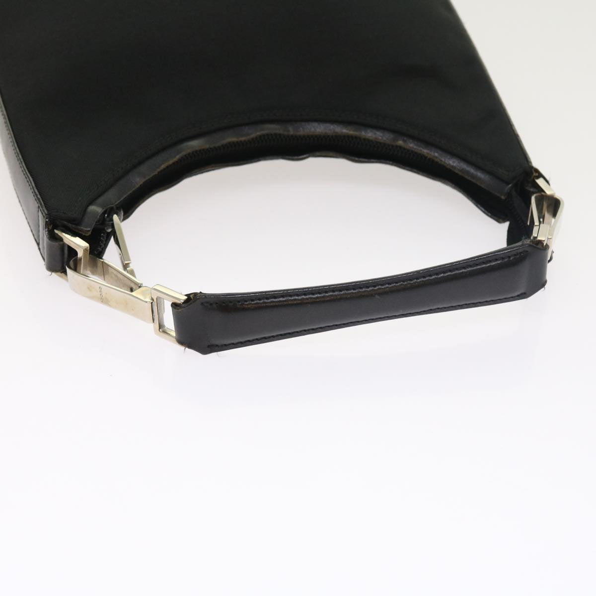 GUCCI Shoulder Bag Nylon Canvas Black 000 0601 200047 bs8579