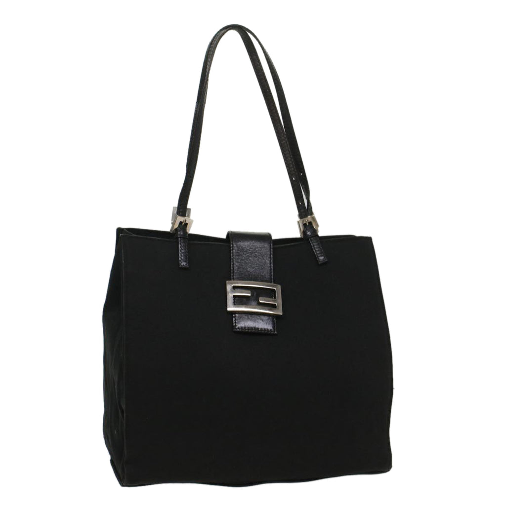 FENDI Tote Bag Nylon Black 0915808 bs8596